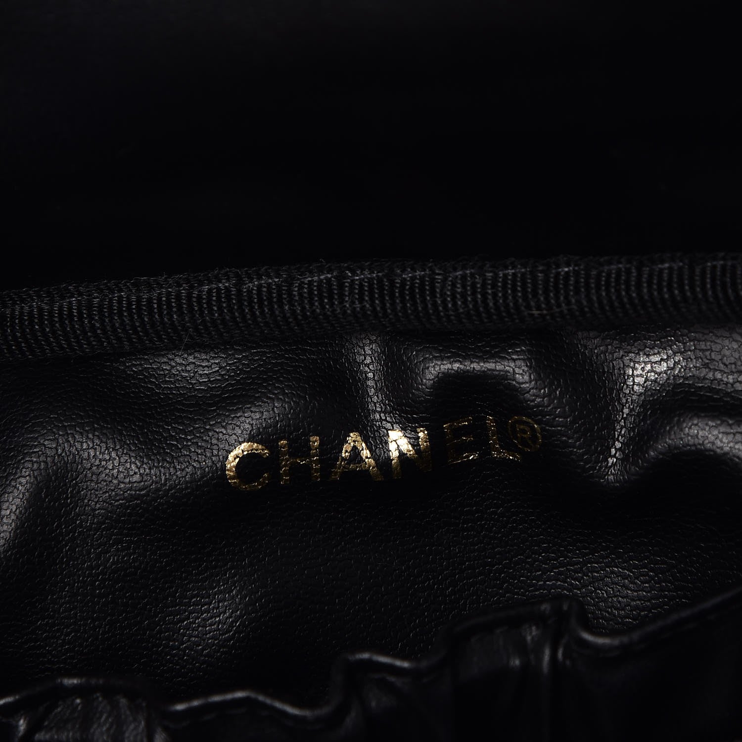 Chanel Caviar Vanity Cosmetic Case Black 6 of 10