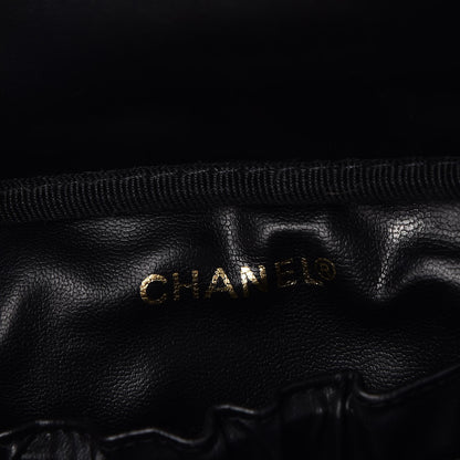 Chanel Caviar Vanity Cosmetic Case Black 6 of 10