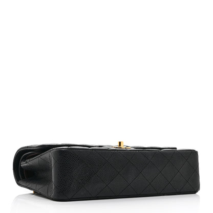 Chanel Caviar Quilted Medium Double Flap Black 4 of 10