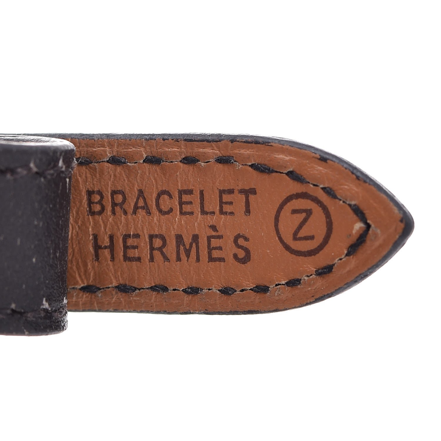 Hermes Stainless Steel Barenia 20mm Kelly Cadena Double Tour Quartz Watch Noir 4 of 7