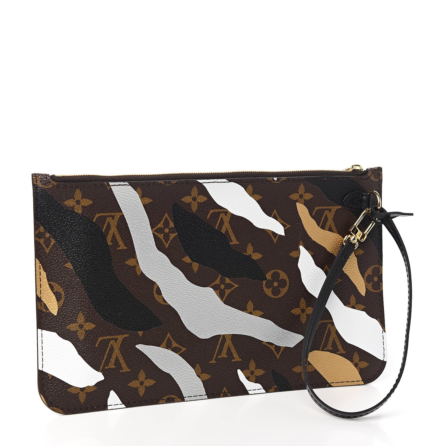X LOL Monogram Neverfull MM GM Pochette Gold Silver
