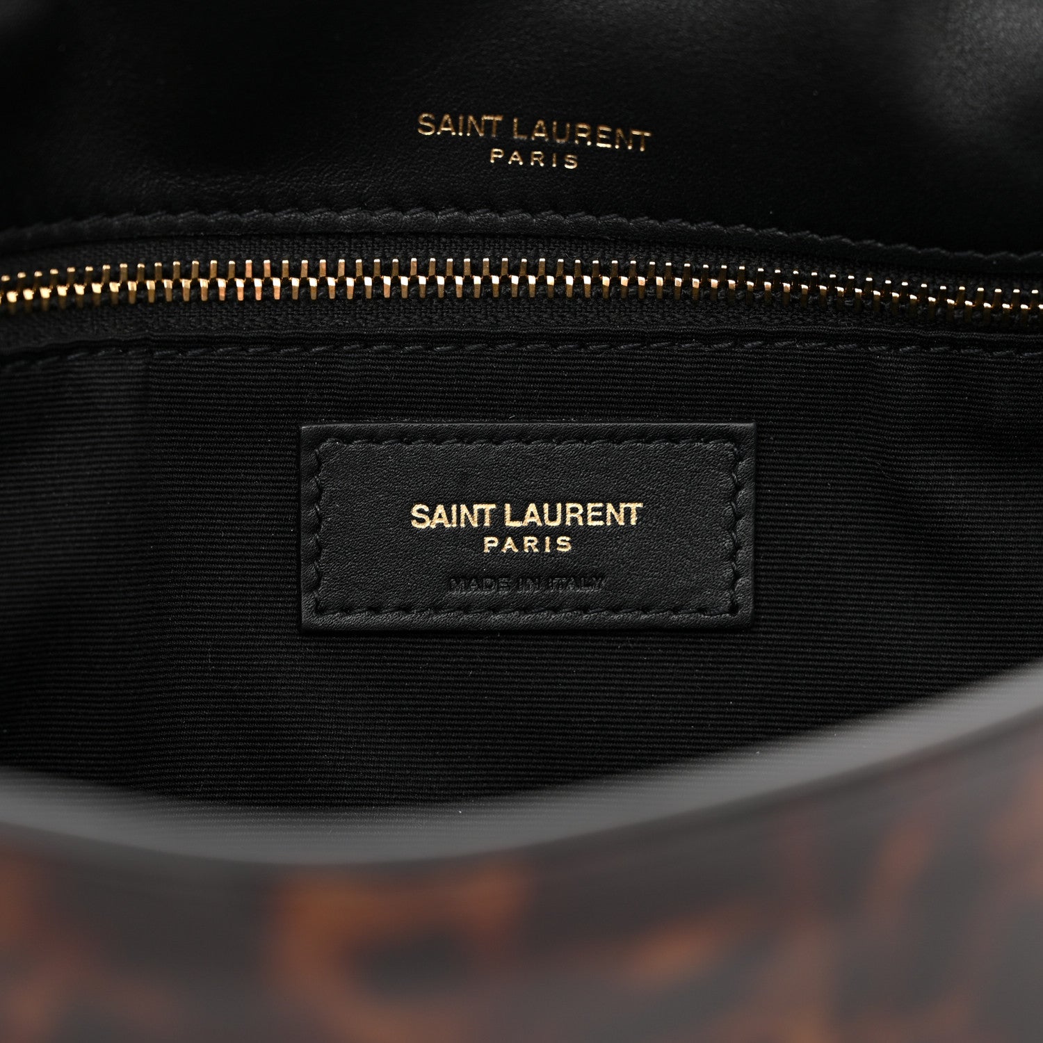 Saint Laurent Patent Monogram Tassel Kate 99 Tortoise 6 of 10