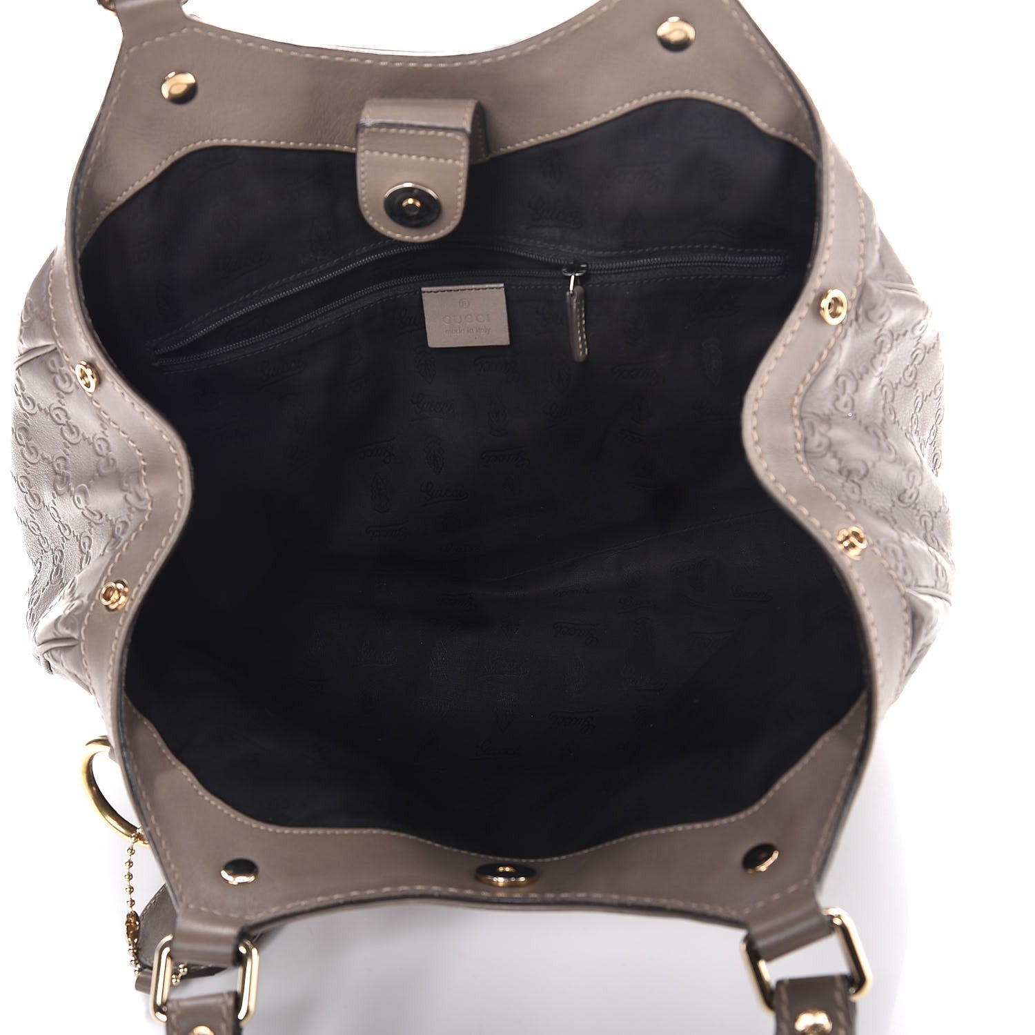 Gucci Guccissima Medium Sukey Tote Taupe 5 of 12