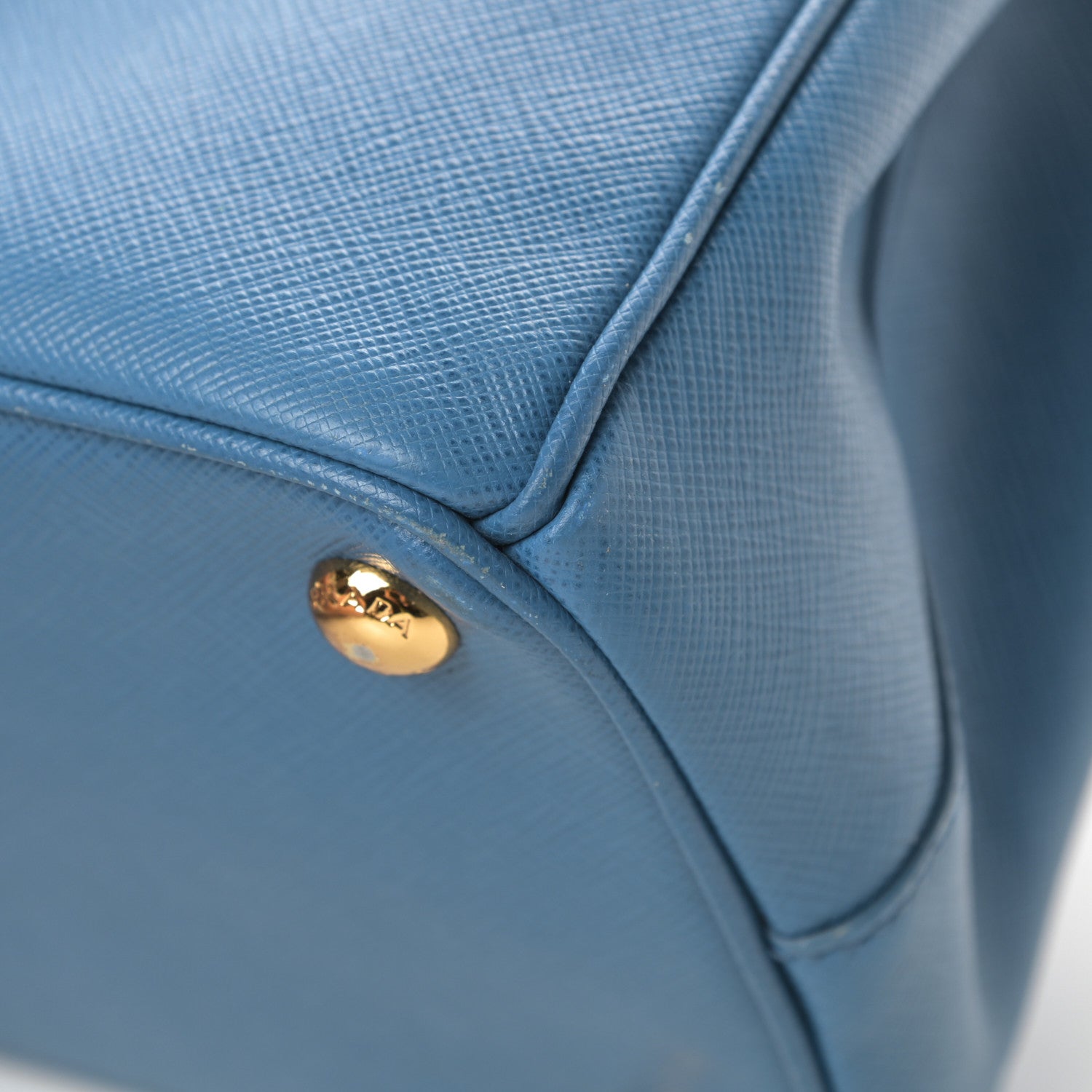 Prada Saffiano Mini Galleria Double Zip Tote Cobalto 10 of 21