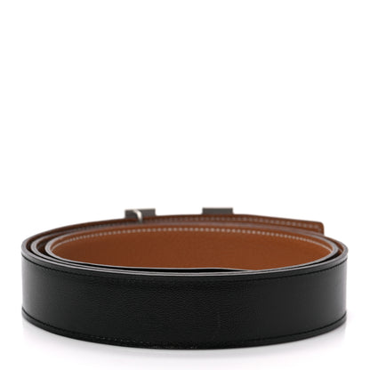 Hermes Box Togo 32mm H Belt 105 Black Gold 2 of 4