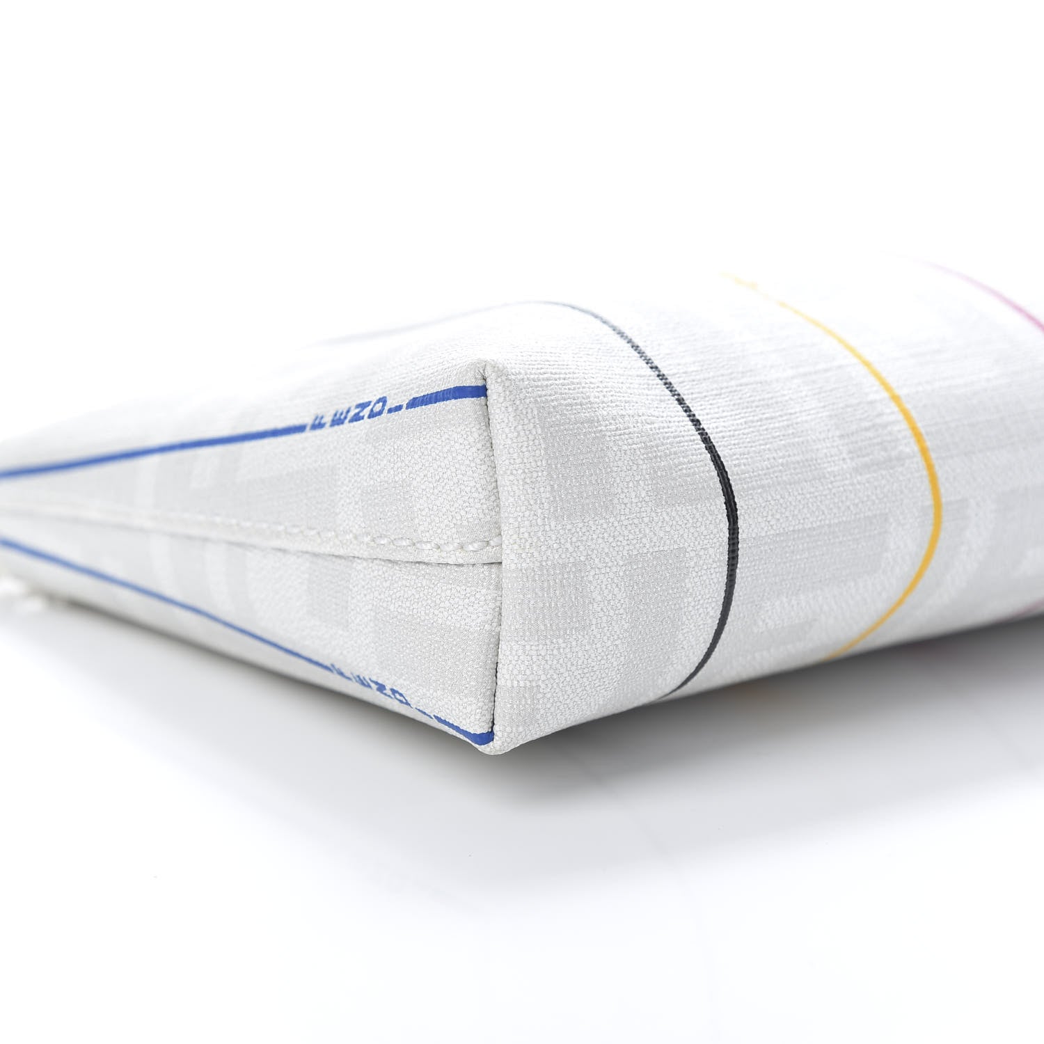 Fendi Zucca Spalmati Stripe Pochette Latte Multicolor 9 of 10