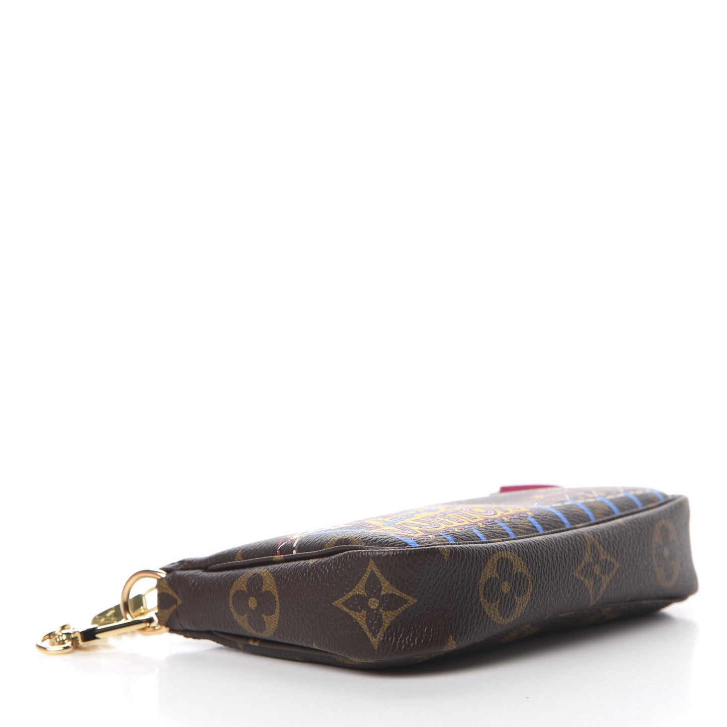 Monogram 2020 Christmas Animation Roller Coaster Mini Pochette Accessories Pivoine