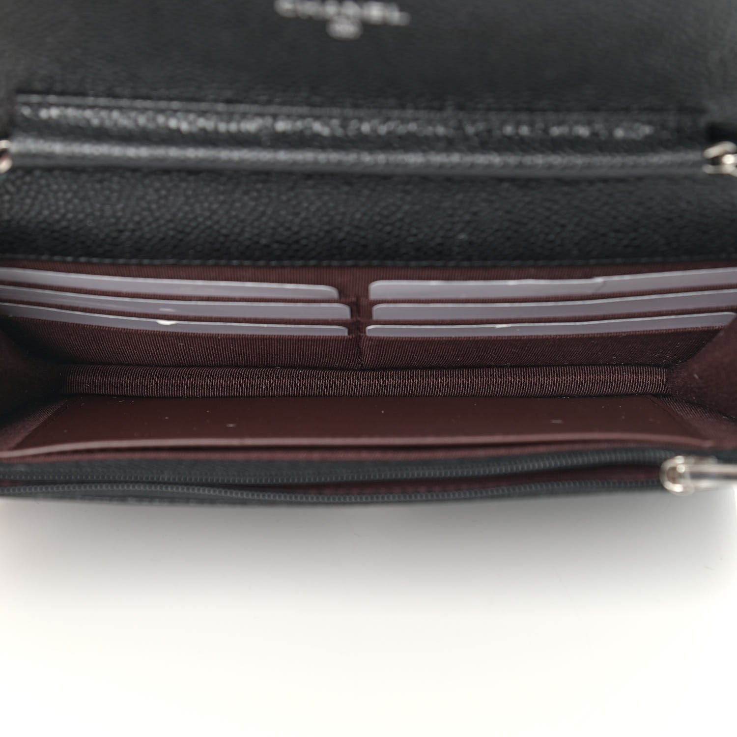Chanel Caviar Quilted Wallet On Chain WOC Black 5 of 11