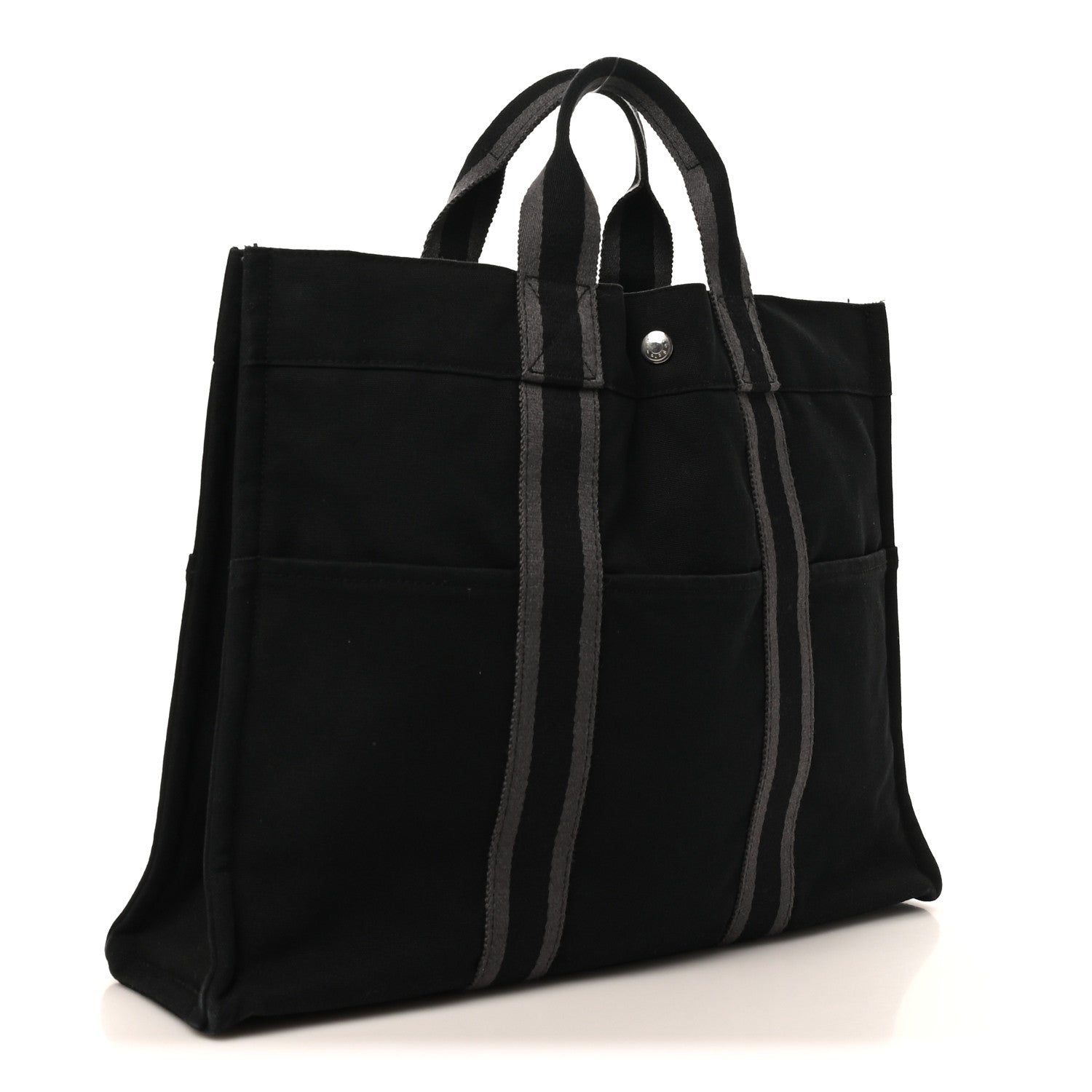 Hermes Canvas Fourre Tout MM Black 3 of 9