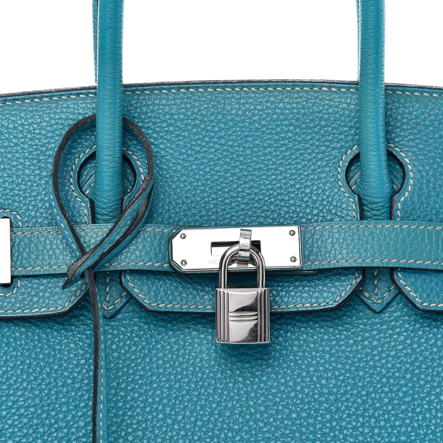 Hermes Togo Birkin 30 Blue Jean 8 of 19