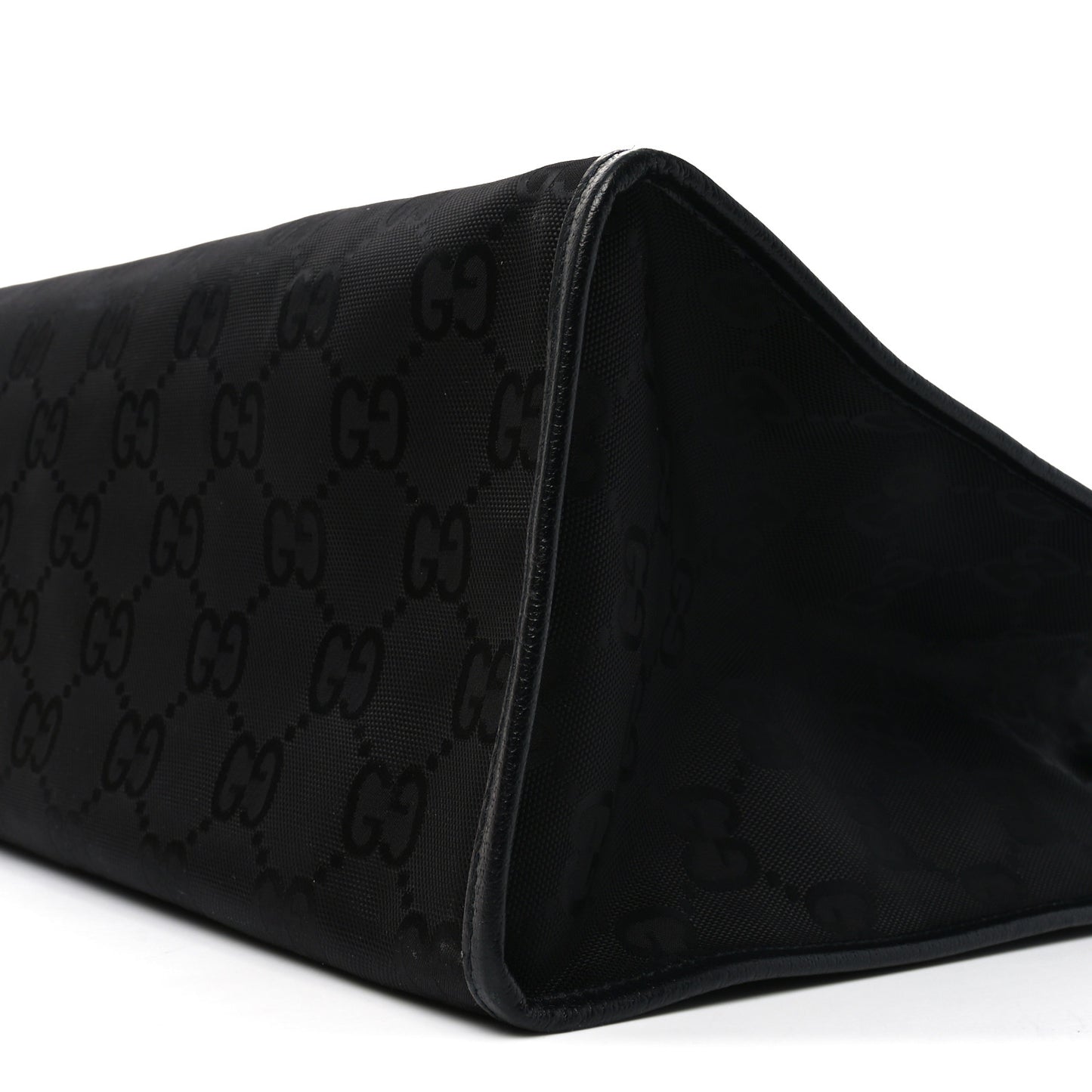 Econyl Nylon Monogram Large Off The Grid Tote Bag Black