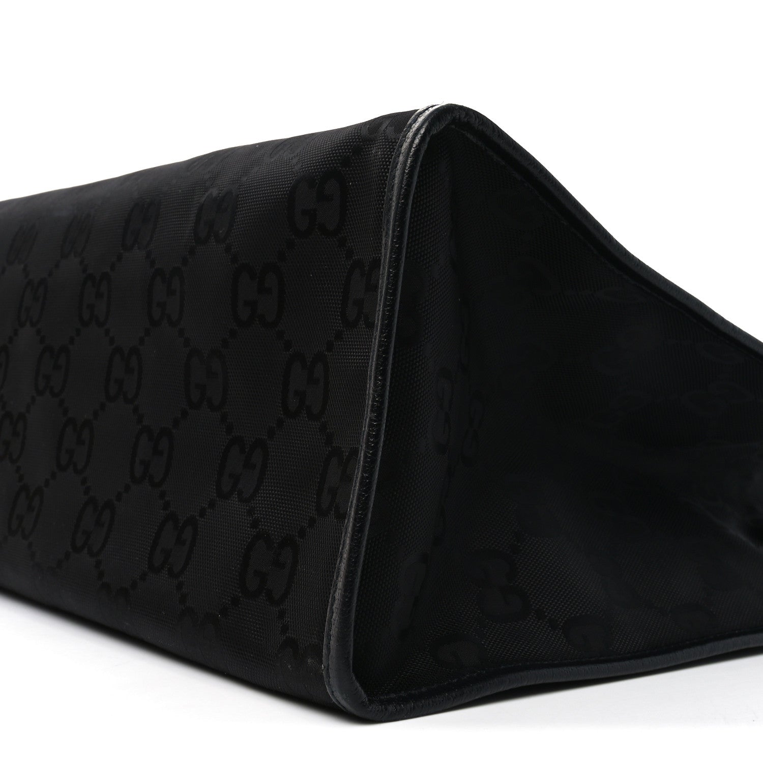 Gucci Econyl Nylon Monogram Large Off The Grid Tote Bag Black 10 of 11