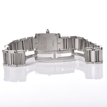 Cartier Stainless Steel 20mm Tank Francaise Quartz Watch 6 of 7