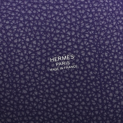 Hermes Taurillon Clemence Picotin Lock 18 PM Purple 6 of 13
