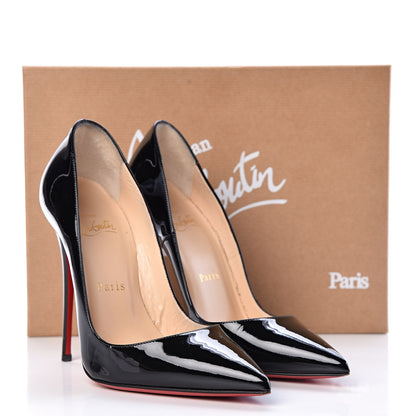 Christian Louboutin Patent So Kate 120 Pumps 37 Black 14 of 14