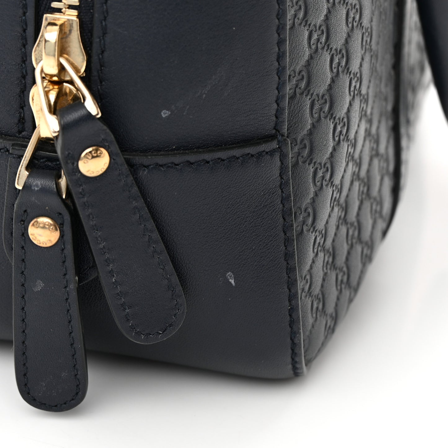Microguccissima Medium Crossbody Bag Blue