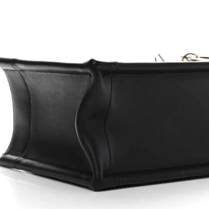 Christian Dior Calfksin Macrocannage Mini Book Tote Black 9 of 11