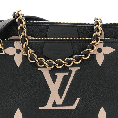 Louis Vuitton Empreinte Monogram Giant Multi Pochette Accessories Black Beige 7 of 9