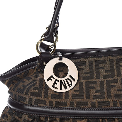 Fendi Zucca Large Chef Shopper Tote Tobacco 9 of 9