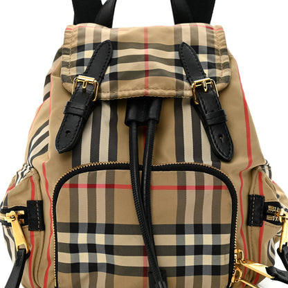 Burberry Vintage Check Small Rucksack Backpack Antique Yellow 8 of 10