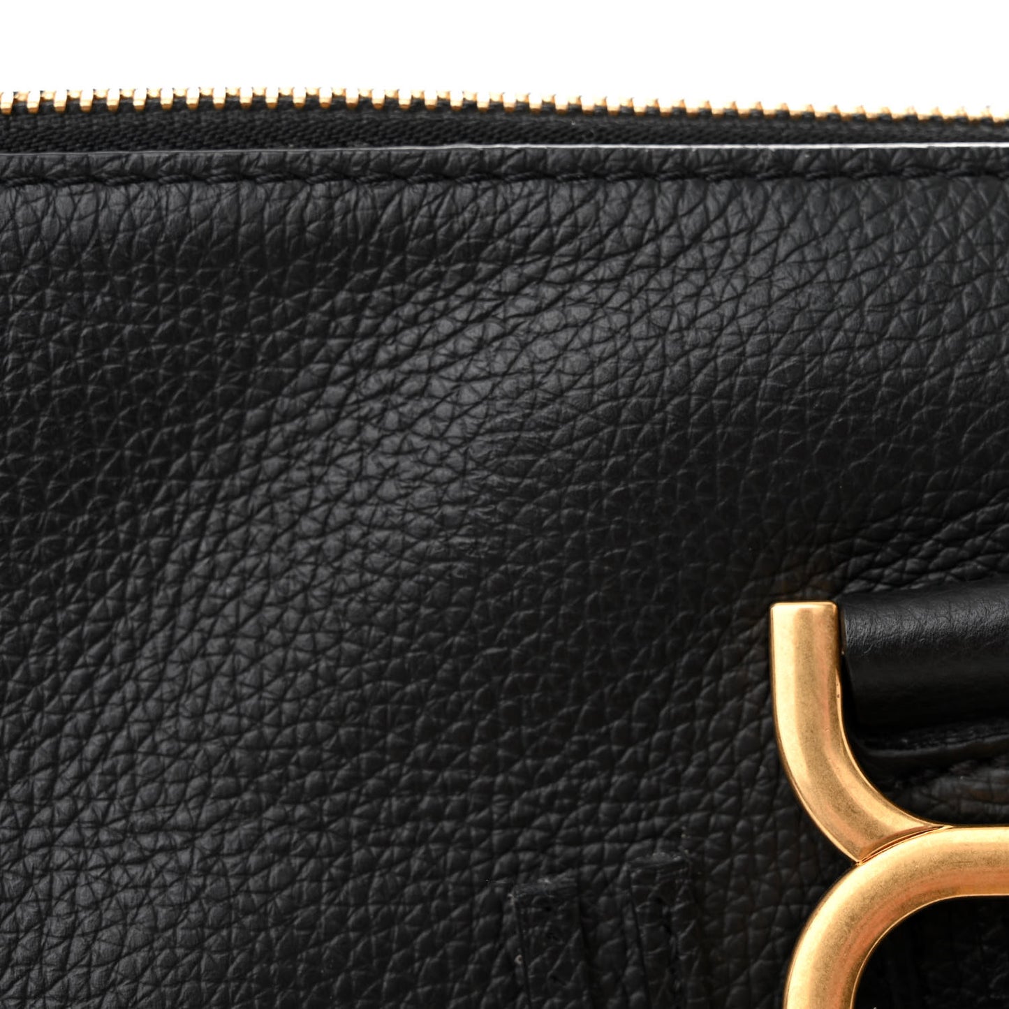 Calfskin Small Marcie Satchel Black