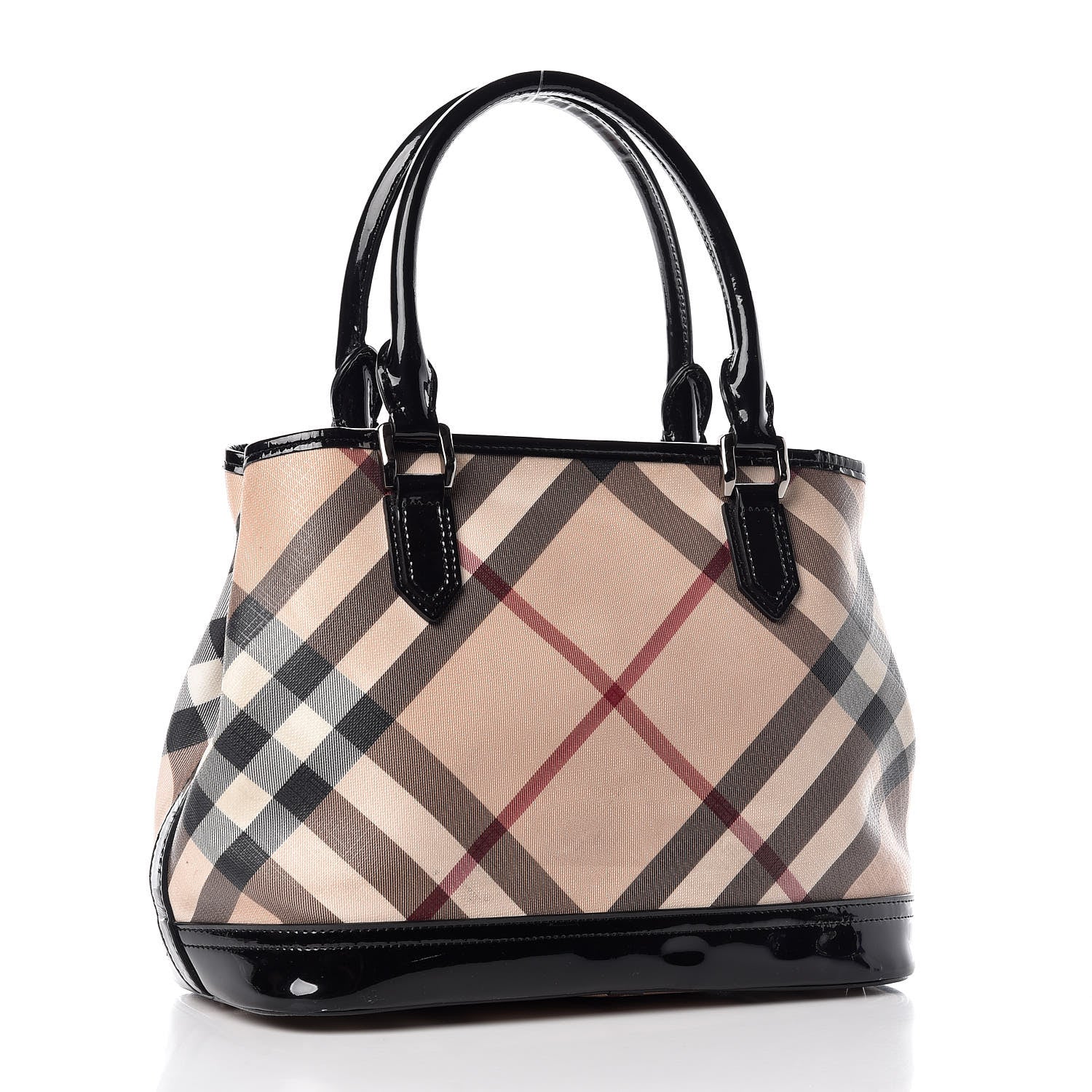 Burberry Nova Check Medium Tote Black 3 of 22