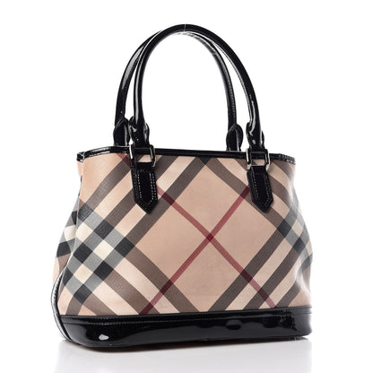 Burberry Nova Check Medium Tote Black 3 of 22