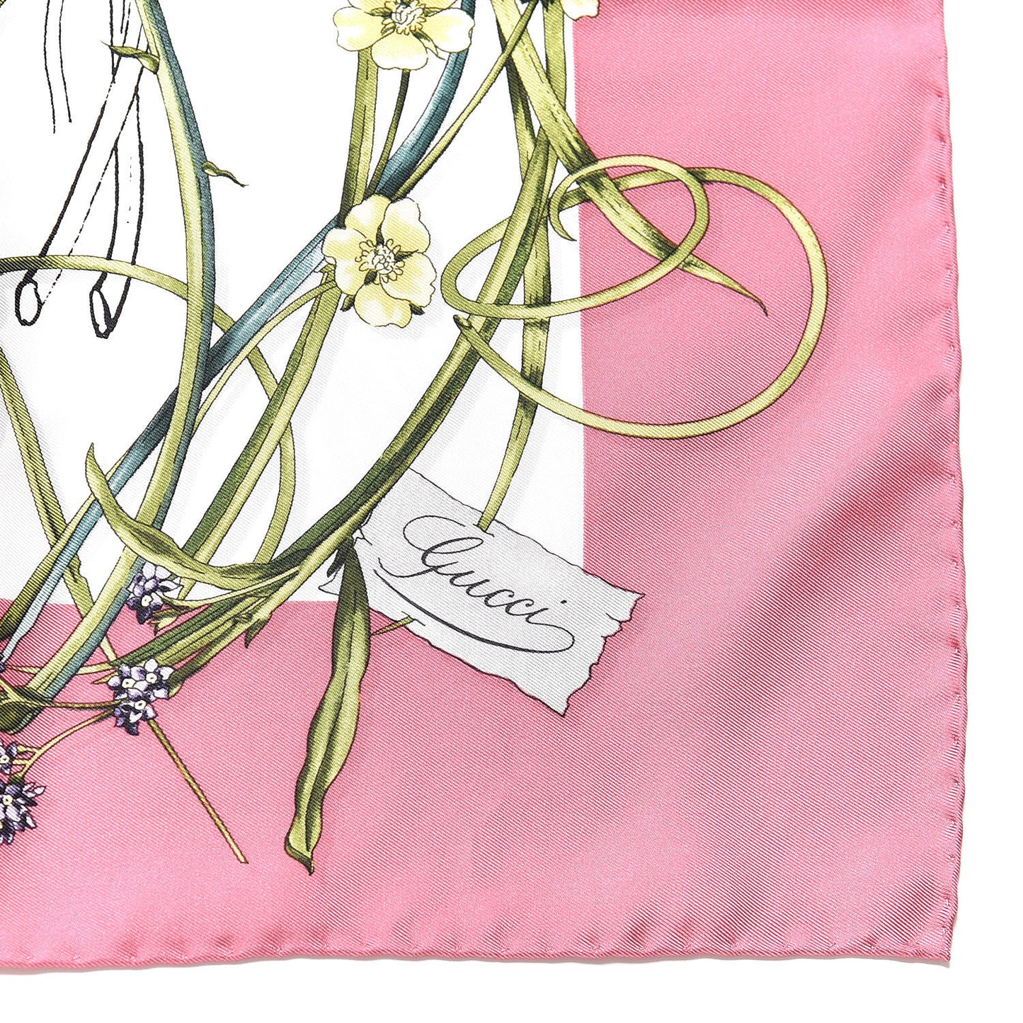 Silk Flora Infinity Chrissy Square Scarf Pink