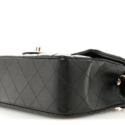 Chanel Lambskin Quilted Mini Rectangular Flap Black 10 of 11