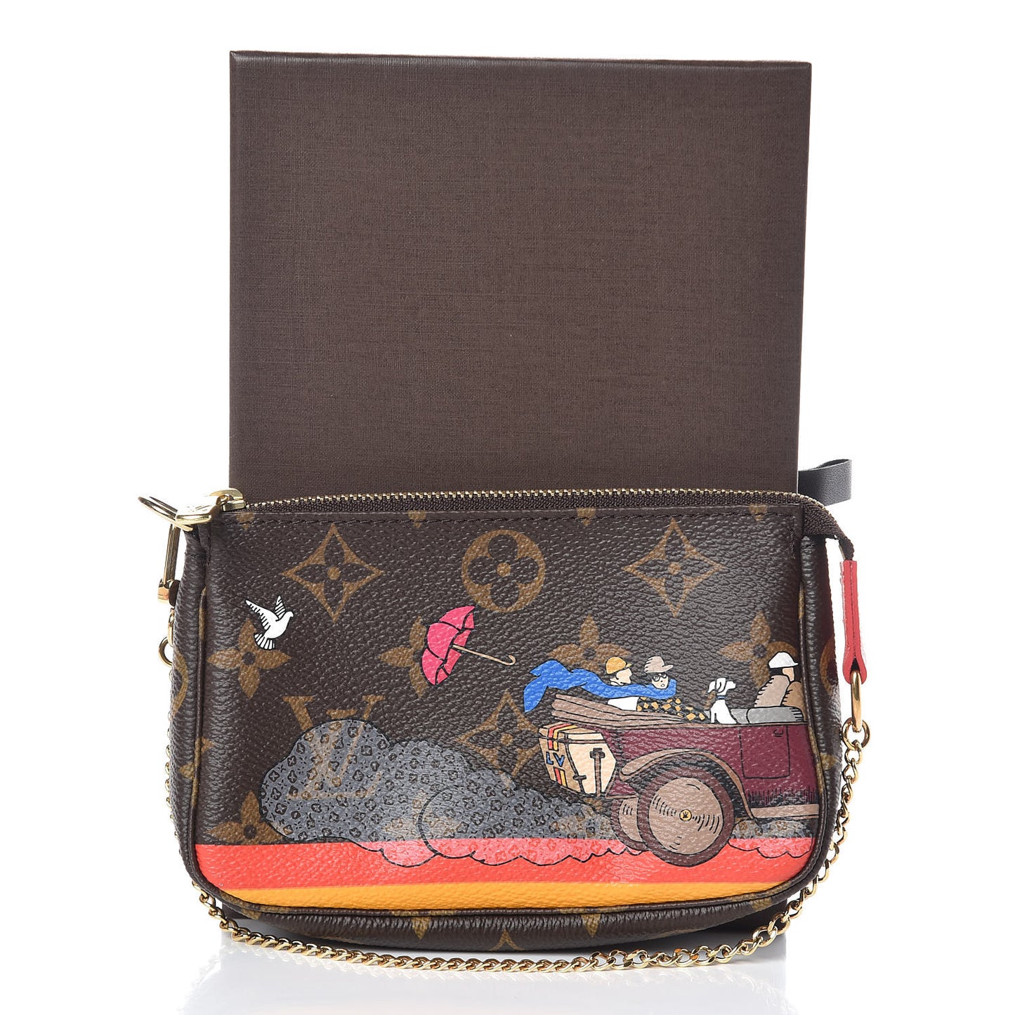 Monogram 2015 Christmas Animation Mini Pochette Accessories