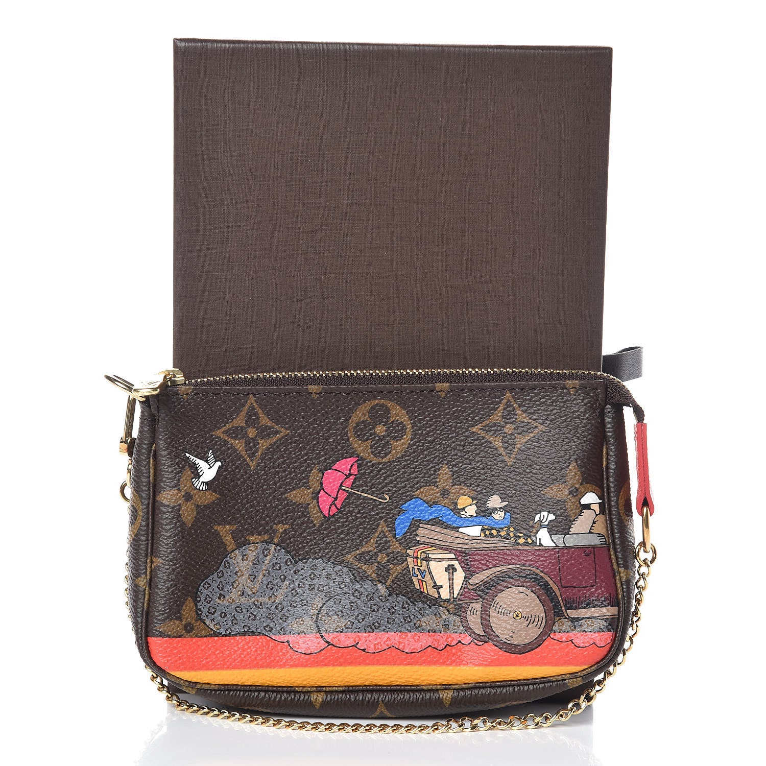Louis Vuitton Monogram 2015 Christmas Animation Mini Pochette Accessories 7 of 7