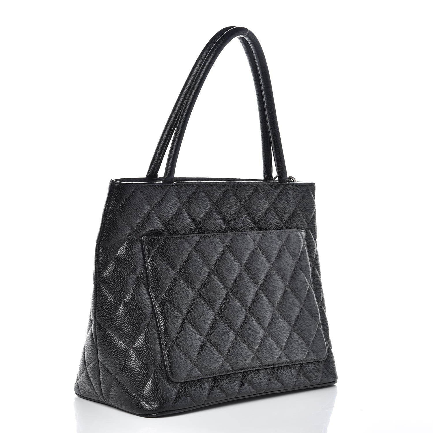 Chanel Caviar Quilted Medallion Tote Black 3 of 7