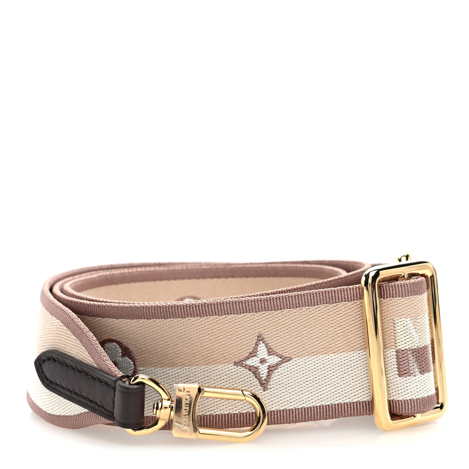 Louis Vuitton Jacquard Speedy Bandouliere 20 Shoulder Strap Beige Brown 1 of 3