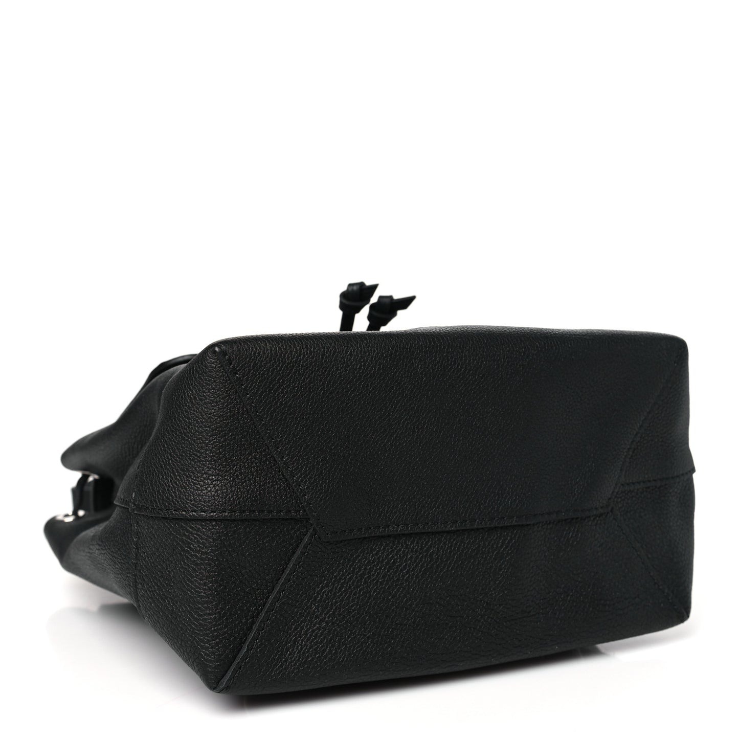 Calfskin Lockme Backpack Black