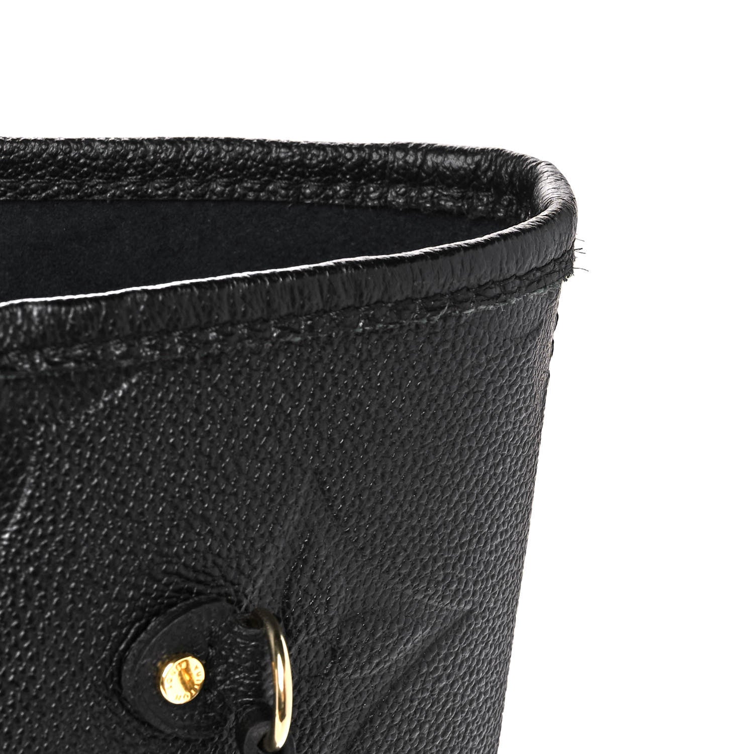 Louis Vuitton Empreinte Monogram Giant Neverfull MM Black 12 of 13
