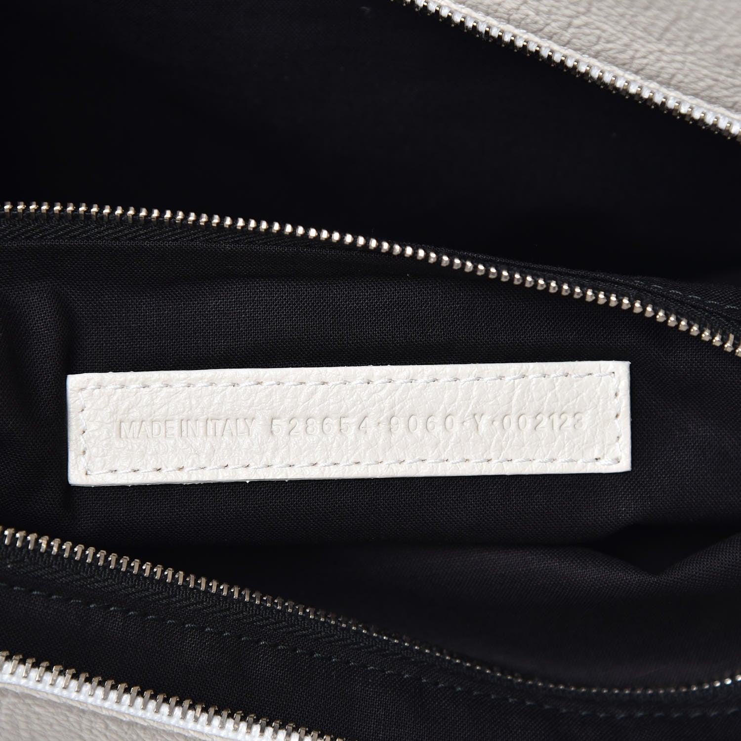 Balenciaga Calfskin Logo Medium Shopping Tote White 9 of 10