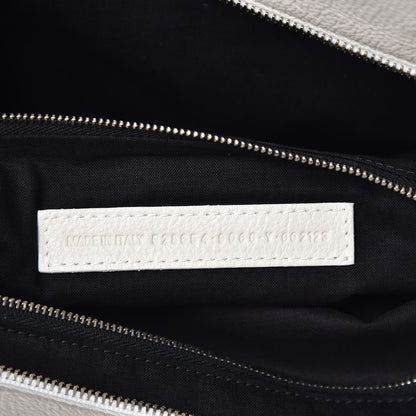 Balenciaga Calfskin Logo Medium Shopping Tote White 9 of 10