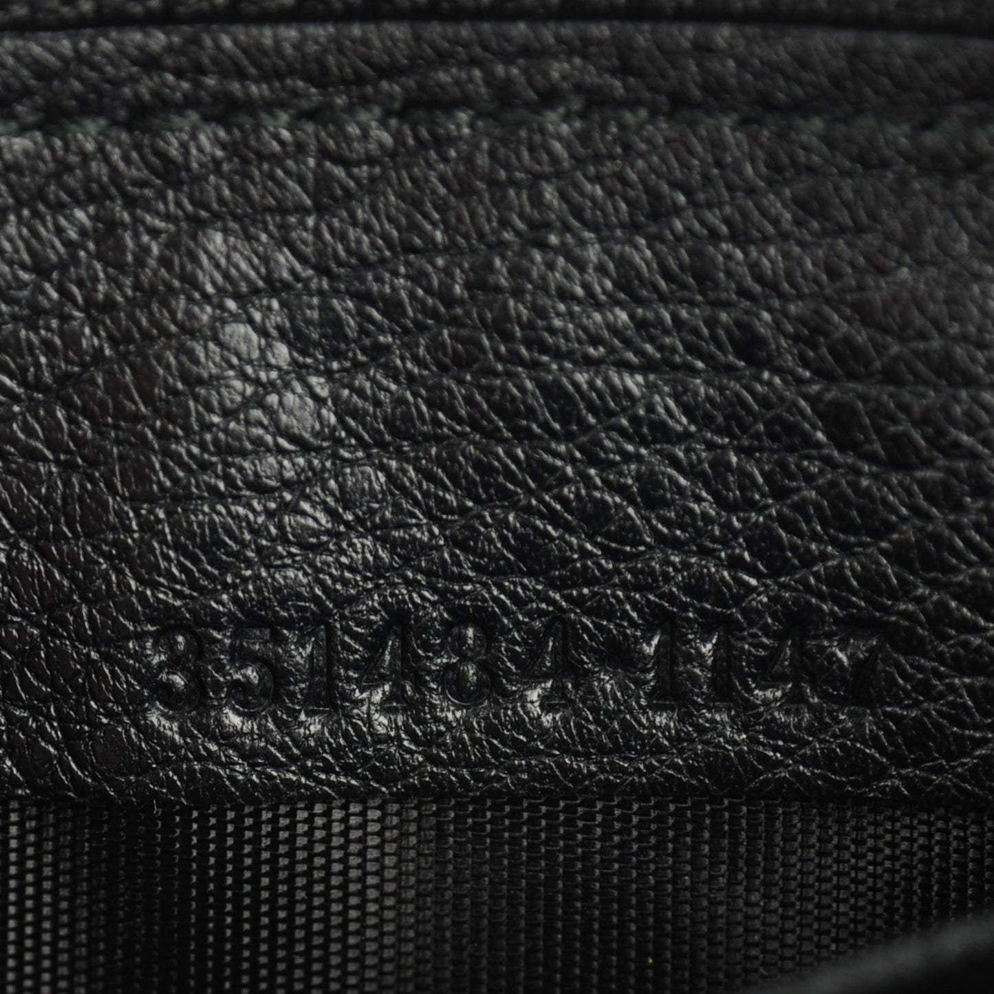 Pebbled Calfskin Soho Compact Disco Zip Around Wallet Black