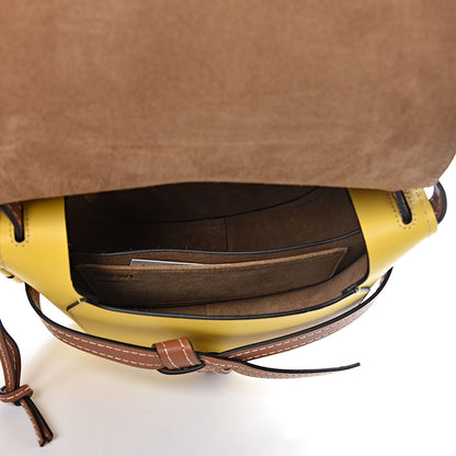 Loewe Calfskin Small Gate Crossbody Bag Mocca Yellow Pecan 5 of 9