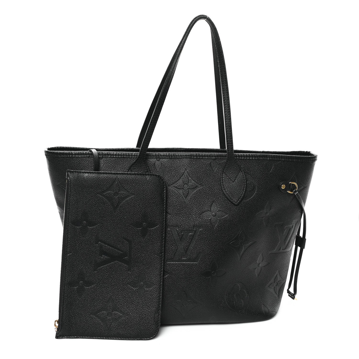 Louis Vuitton Empreinte Monogram Giant Neverfull MM  Black 3 of 12