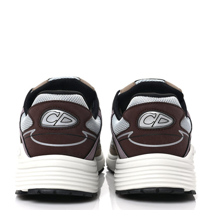 Christian Dior Technical Mesh Calfskin Mens B30 Sneakers 40 Brown 5 of 8