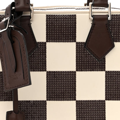 Louis Vuitton Damier Cubic Sequin Runway Square Tote Brown 7 of 9