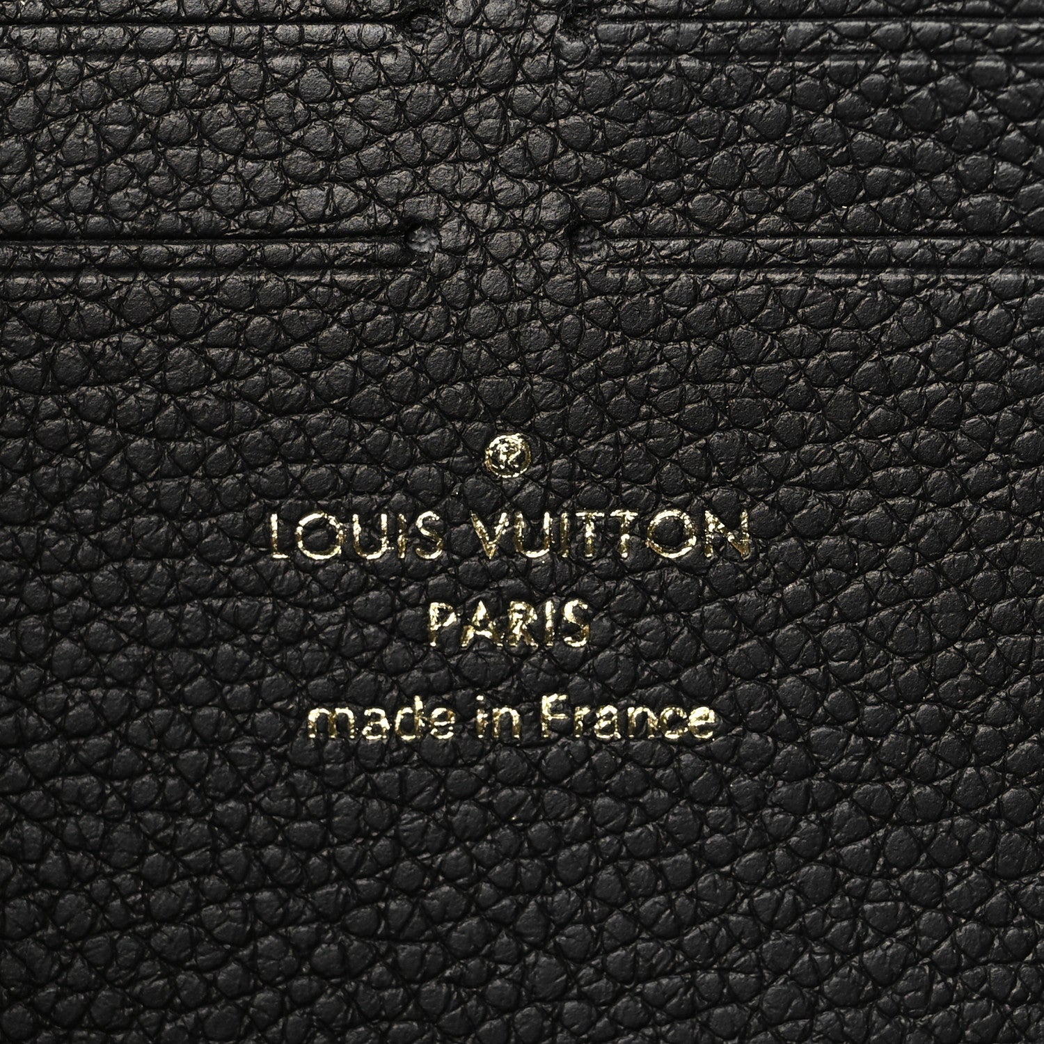 Louis Vuitton Empreinte Clemence Wallet Black 6 of 6