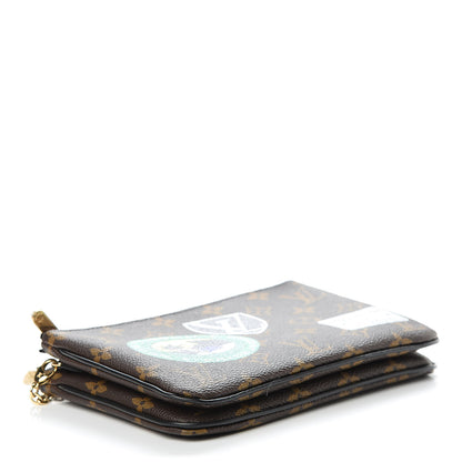 Louis Vuitton Monogram World Tour Double Zip Pochette 4 of 12