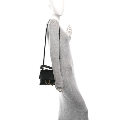 Chloe Lambskin Small Faye Top Handle Bag Black 2 of 9