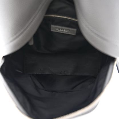 Burberry Calfskin Logo Embossed Backpack Charcoal Grey 5 of 12