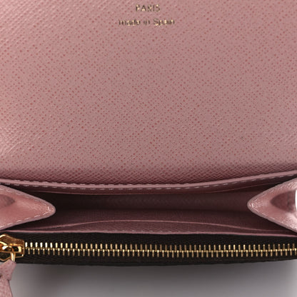 Louis Vuitton Damier Ebene Rosalie Coin Purse Rose Ballerine 5 of 10