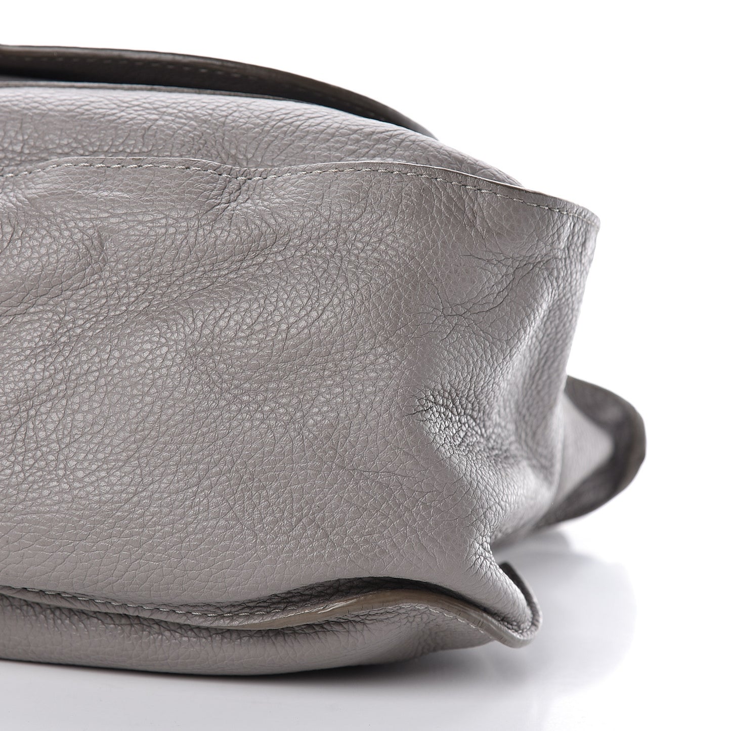 Calfskin Large Marcie Satchel Cashmere Grey