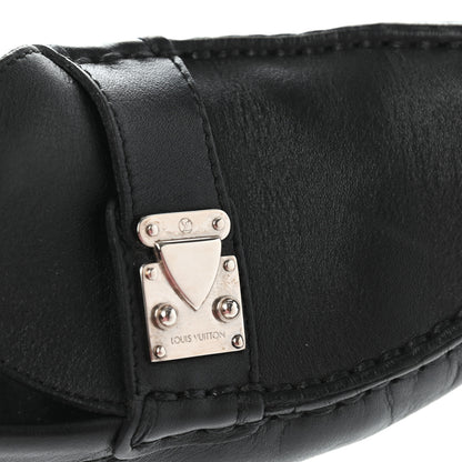 Louis Vuitton Calfskin Lombok Mocassin Loafers 36 Black 11 of 12