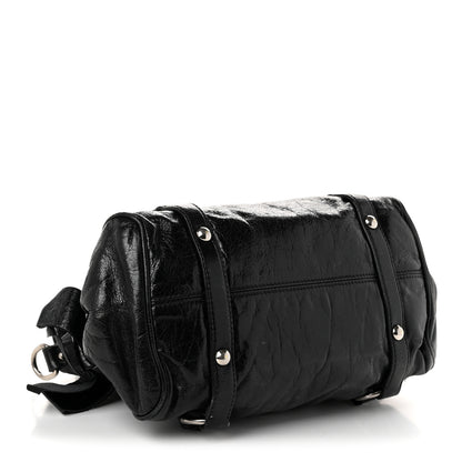 Miu Miu Vitello Lux Mini Bow Bag Black 4 of 10